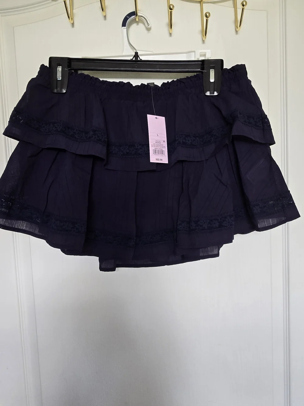 Women’s Navy Tiered Ruffle Skirt